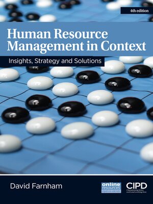 cover image of Human Resource Management in Context